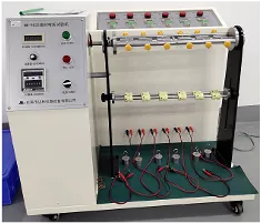 Cable bending tester — on our in-house test bench