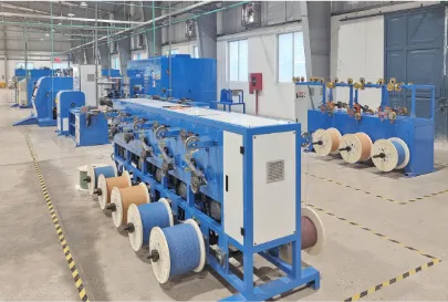 Production and test equipment on a line Kestner sources through