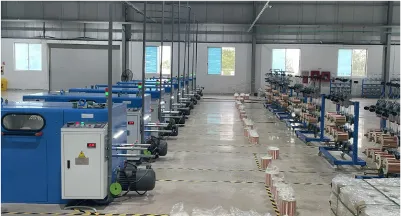 Production and test equipment on a line Kestner sources through
