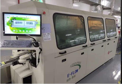Production and test equipment on a line Kestner sources through