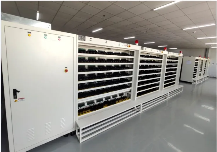 Production and test equipment on a line Kestner sources through