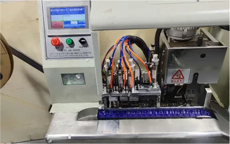 Production and test equipment on a line Kestner sources through
