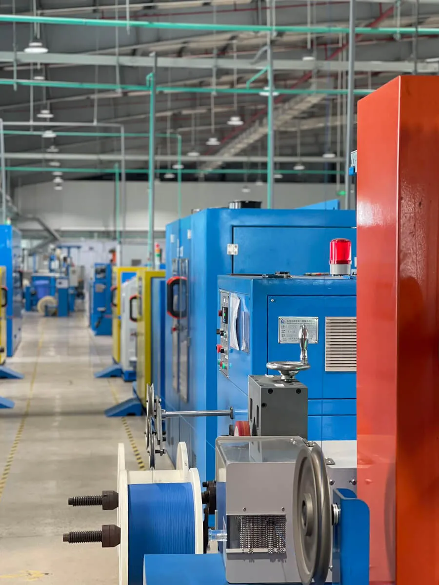 Production and test equipment on a line Kestner sources through