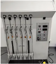 Production and test equipment on our line